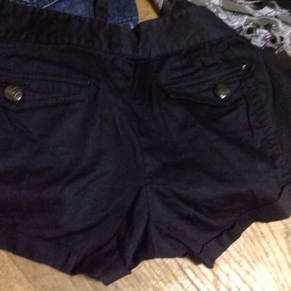 Old Navy Denim Size 0 Armani Exchange Black Shorts - Picture 5 of 12